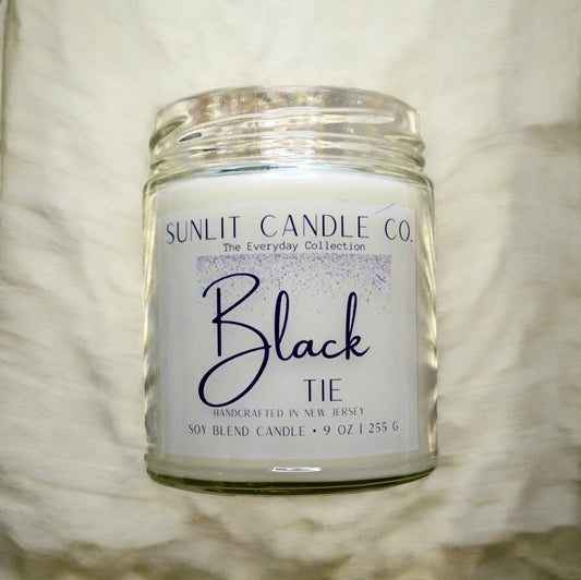 Black Tie Candle - SunLit Candle Co.