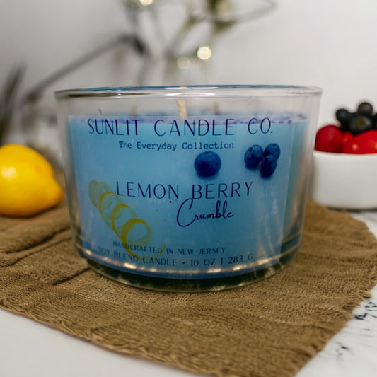 Lemon-Berry Crumble Candle - SunLit Candle Co.